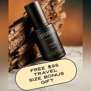 Plated Hair Serum + Free Nano travel mini
($95 gift) NEW IN BOX